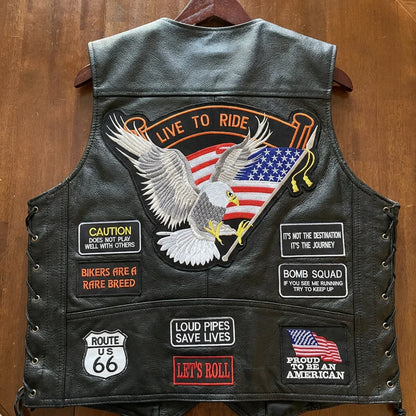 Biker Vest - Eagle USA
