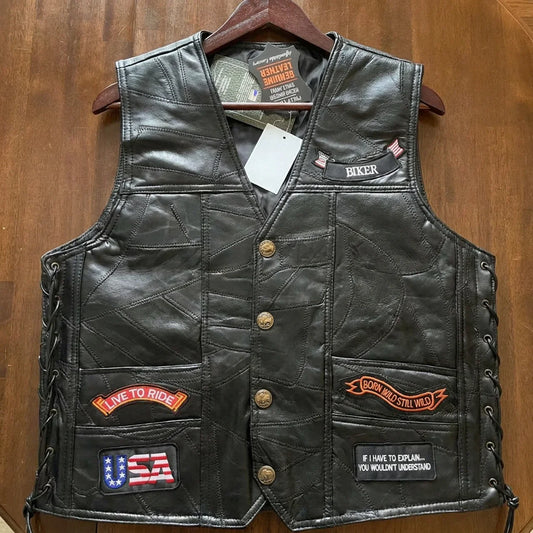 Biker Vest - Eagle USA