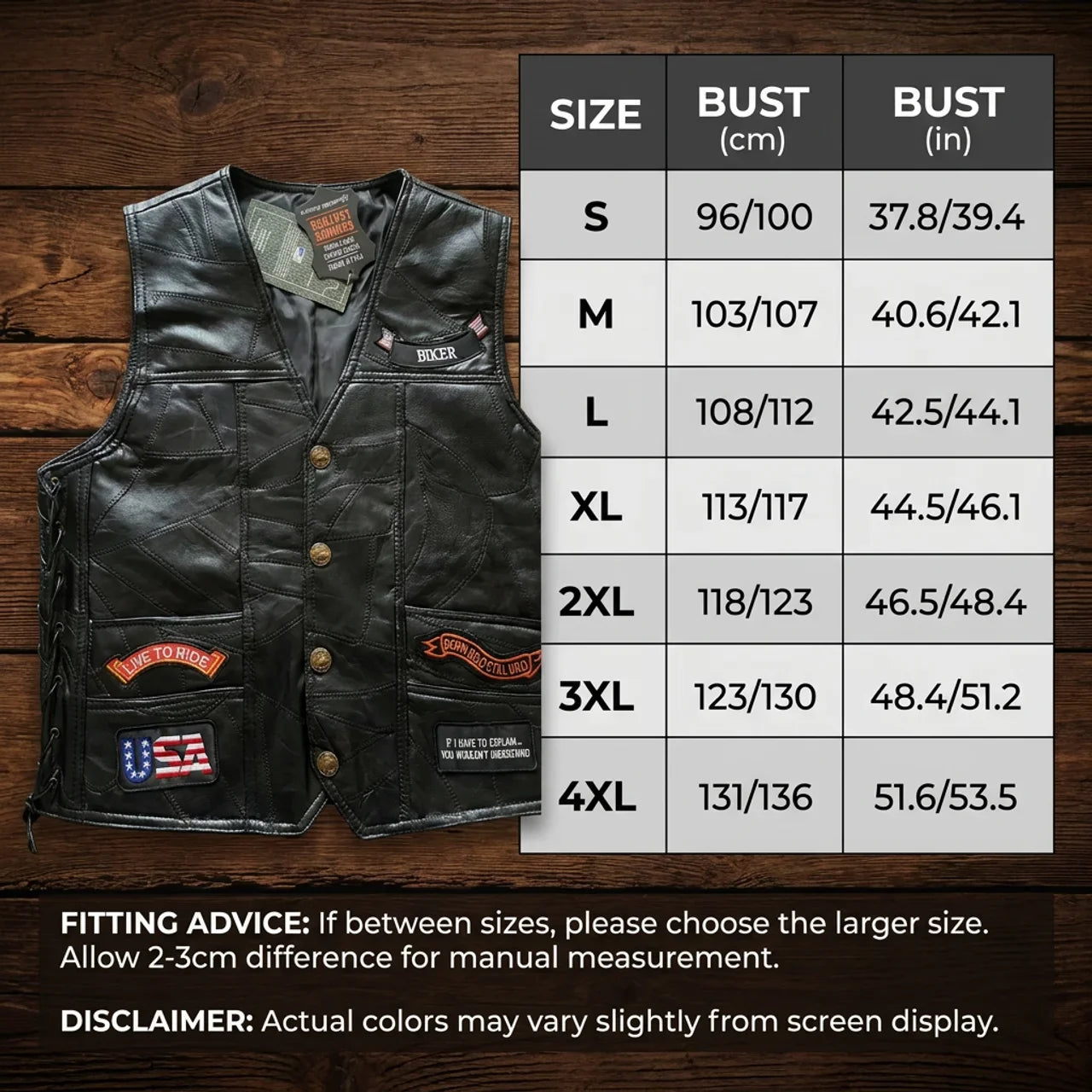Biker Vest - Eagle USA