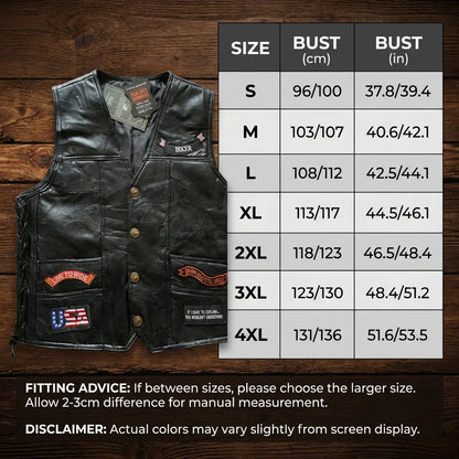 Biker Vest - Eagle USA